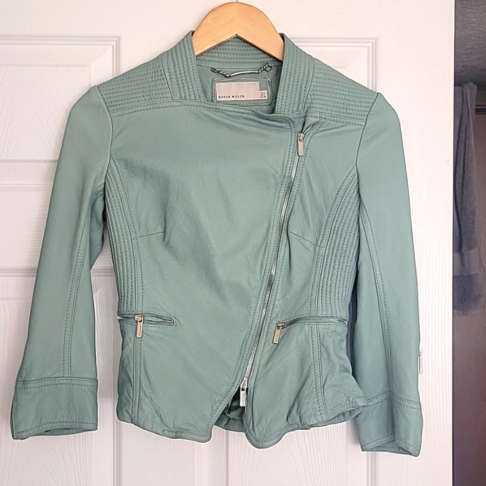 Karen Millen leather jacket
